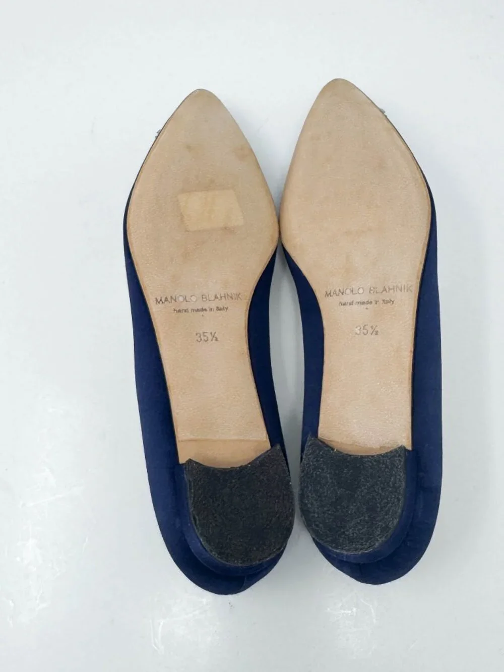 Manolo Blahnik Navy Blue